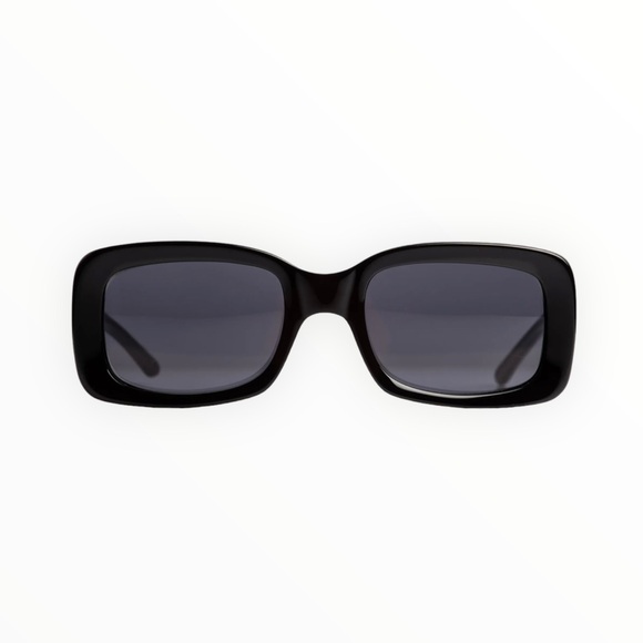 RARE ?AUTH GUCCI MOD VINTAGE 2407 S SUNGLASSES black rectangle Square Guccisima main image 5